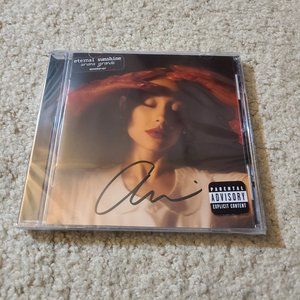 Brand new Ariana Grande signed CD Eternal Sunshine